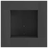 vidaXL Braise Noir 60 x 60 x 30 cm Acier