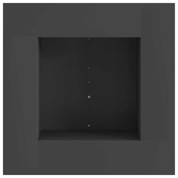 vidaXL Braise Noir 60 x 60 x 30 cm Acier