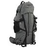 vidaXL Sac &agrave; dos de randonn&eacute;e gris 60 L tissu oxford