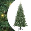 vidaXL Sapin de No&euml;l avec 300 LED avec support Vert 240 cm PVC