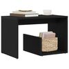 vidaXL Table d'appoint Ch&ecirc;ne noir 59 x 36 x 38 cm Bois d'ing&eacute;nierie