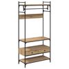 vidaXL Armoire ch&ecirc;ne artisanal 89 x 39 x 184.5 cm Bois d'ing&eacute;nierie