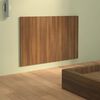 vidaXL Tête de lit Chêne marron 120x1,5x80 cm Bois d'ingénierie
