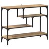 vidaXL Table console Ch&ecirc;ne artisanal 100 x 30 x 75 cm
