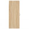 vidaXL Armoire murale ch&ecirc;ne sonoma 34,5x34x90 cm bois d'ing&eacute;nierie