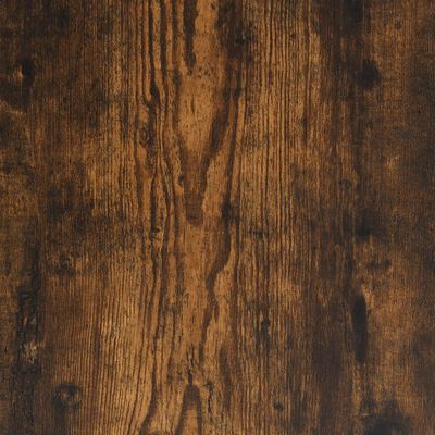 vidaXL Meuble d'évier chêne fumé 80x33x60 cm bois d'ingénierie