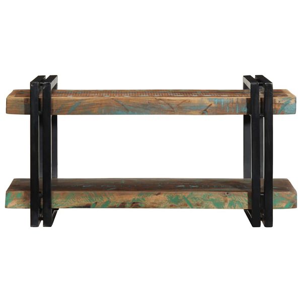 vidaXL Étagère murale multicolore bois massif récupération