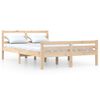 vidaXL Cadre de lit sans matelas bois massif 120x200 cm