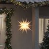 vidaXL Lumi&egrave;res de No&euml;l avec LED 3 pcs pliable blanc 57 cm