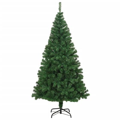 vidaXL Arbre de Noël artificiel avec branches épaisses vert 210 cm PVC
