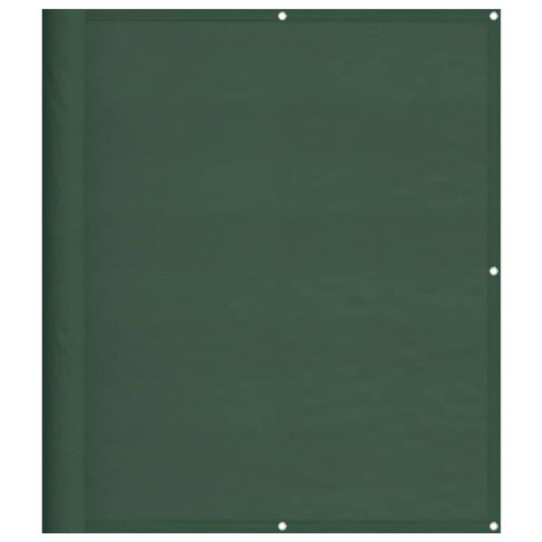 vidaXL &Eacute;cran de balcon vert fonc&eacute; 120x1000 cm 100% polyester oxford