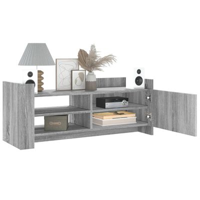 vidaXL Meuble TV Sonoma gris 100x35x40 cm Bois d'ingénierie