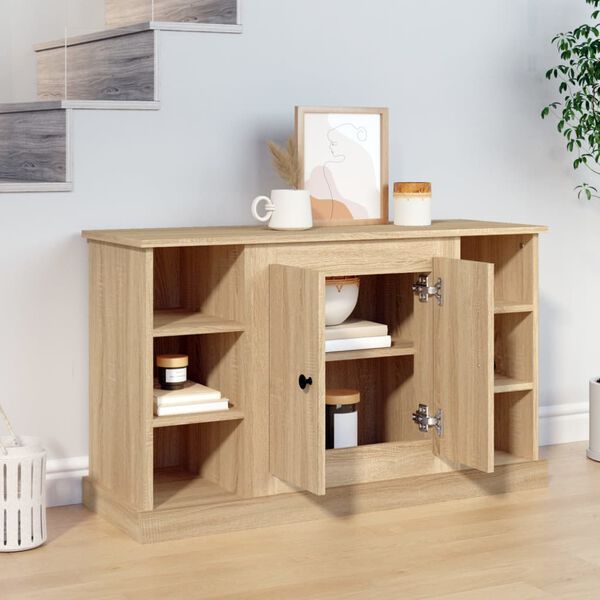 vidaXL Buffet Chêne sonoma 100x35,5x60 cm Bois d'ingénierie