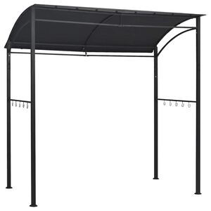 vidaXL Belv&eacute;d&egrave;re de barbecue 215x150x220 cm Anthracite Acier