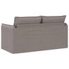 vidaXL Canap&eacute; Taupe Dimensions globales: 156 x 82 x 85 cm (l x P x H)