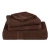 vidaXL Serviettes de toilette FROGN 10 pièces Marron 30x30 cm 360 g/m²