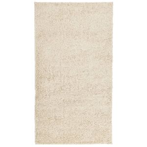 vidaXL Tapis shaggy PAMPLONA poils longs moderne dor&eacute; 60x110 cm