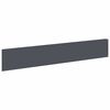 vidaXL Bordure de Pelouse 30 pc 100 x 18 cm Acier Anthracite