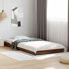 vidaXL Cadre de lit sans matelas ch&ecirc;ne marron 75x190 cm