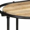 vidaXL Table console 110x42x76 cm bois massif de manguier brut
