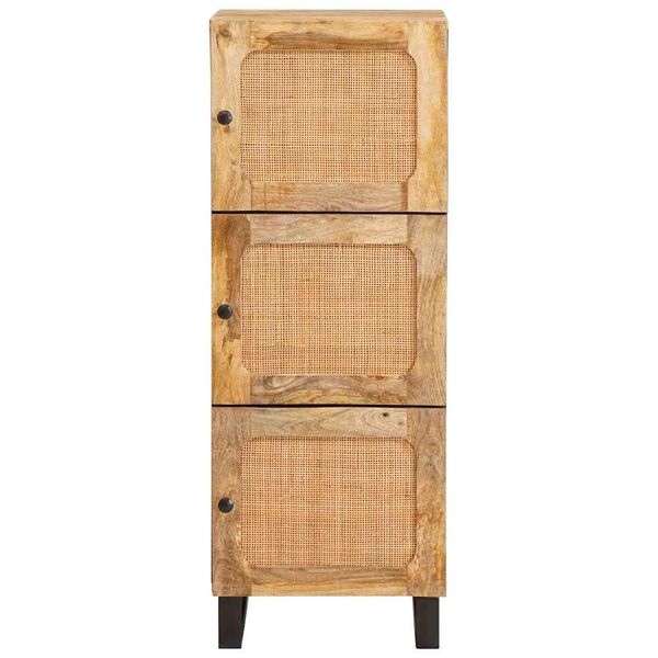 vidaXL Haut Armoire Marron 40 x 33 x 110 cm Bois de mangue massif