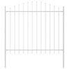 vidaXL Cl&ocirc;ture de jardin WOERDEN 7 pc 170 x 165 cm Blanc