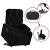 vidaXL Fauteuil inclinable &eacute;lectrique noir tissu