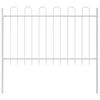 vidaXL Cl&ocirc;ture de jardin 3 pcs Blanc 5,1 x 1,2 m