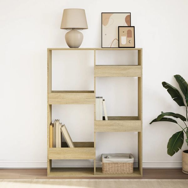 vidaXL Biblioth&egrave;que ch&ecirc;ne sonoma 100x33x135 cm bois d'ing&eacute;nierie