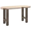 vidaXL Pieds de table basse en acier naturel 2 pièces 28 x (42-43) cm Acier