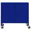 vidaXL Armoire de rangement Bleu marine 60x35x56 cm Acier