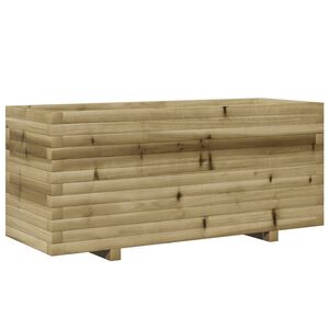 vidaXL Jardini&egrave;re 110x40x49,5 cm bois de pin impr&eacute;gn&eacute;