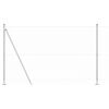 vidaXL Poteau de cl&ocirc;ture. Argent&eacute; 25 x 1,4 m (maillage de 50 mm) Acier