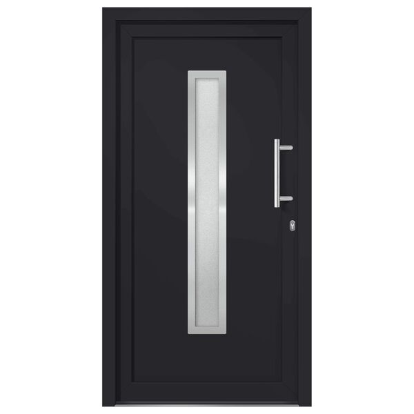 vidaXL Porte d'entrée Anthracite 98x208 cm