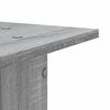 vidaXL Supports de haut-parleurs 2 pcs gris sonoma bois d'ing&eacute;nierie