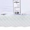 vidaXL Surmatelas Blanc et vert 100 x 200 cm Tissu Jacquard