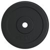 vidaXL Plaque de poids 20 kg Fonte