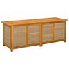 vidaXL Bo&icirc;te de Rangement de Jardin 185 L Bois d'Acacia Massif Beige