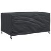 vidaXL Housse pour meubles Uni Noir 172 x 113 x 73 cm 420D