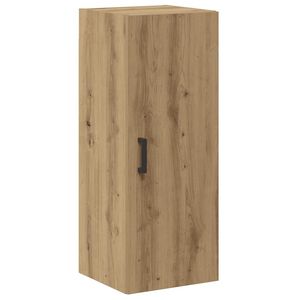 vidaXL Armoire murale ch&ecirc;ne artisanal 34,5x34x90 cm bois d'ing&eacute;nierie