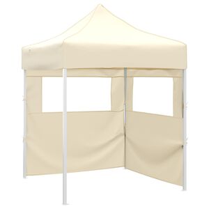 vidaXL Tente de f&ecirc;te 200 x 200 x 315 cm Cr&egrave;me Tissu Oxford