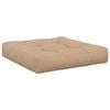 vidaXL Coussin de si&egrave;ge 1 pi&egrave;ce VIANEN 100 % polyester Sable