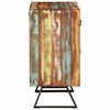 vidaXL Armoire à tiroir multicolore 70x35x70 cm bois de récupération
