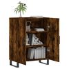 vidaXL Buffet ch&ecirc;ne fum&eacute; 69,5x34x90 cm bois d'ing&eacute;nierie