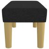 vidaXL Banc Noir 70x30x30 cm Tissu