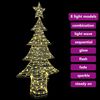 vidaXL Sapin de No&euml;l avec 240 LED Blanc chaud 181 cm PET