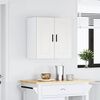 vidaXL Armoire murale de cuisine Porto blanc bois d'ing&eacute;nierie