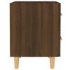 vidaXL Tables de chevet 2 pcs Ch&ecirc;ne marron 40x35x47,5 cm