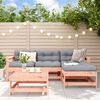 vidaXL Salon de jardin 5 pcs bois massif douglas