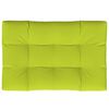 vidaXL Coussin de palette vert vif 120x80x12 cm tissu